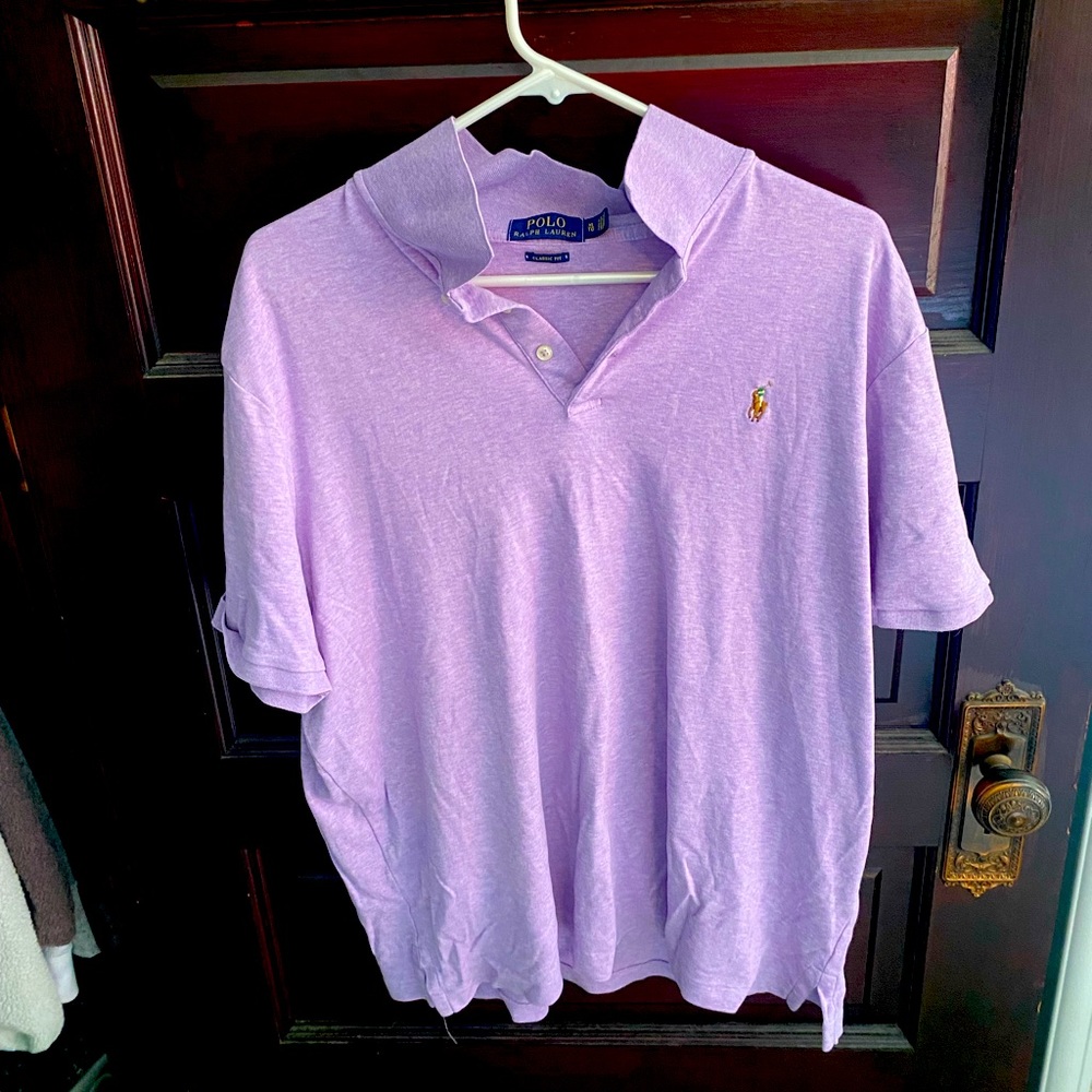 Polo Ralph Lauren - Lilac Purple Short Sleeved Polo Tee